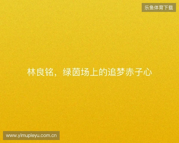 林良铭，绿茵场上的追梦赤子心